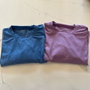 Abercrombie activewear YPB, Blue and Purple Long Sleeve Tops